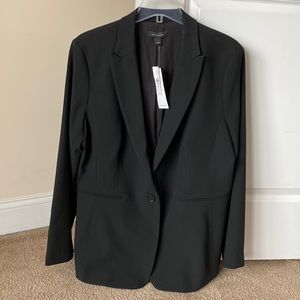 Ann Taylor black womens blazer, size 16